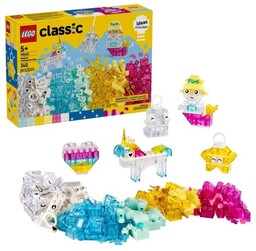 LEGO CLASSIC 11040 Magiczny zestaw z przezroczystymi klockami