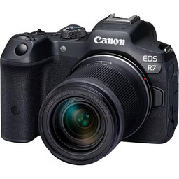 CANON Aparat bezlusterkowy EOS R7 + Obiektyw RF-S