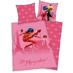 Herding Miraculous Komplet pościeli, dwustronny motyw, poszewka