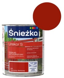 ŚNIEŻKA Podkład antykorozyjny UREKOR S czerwony tlenkowy 0,8L
