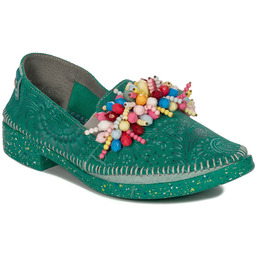 Maciejka Półbuty Damskie Zielone-39