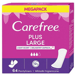 Carefree Plus Large wkładki higieniczne Light Scent 64szt.