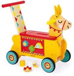 Janod - Wooden Llama Ride-On for Children -