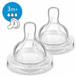 Avent Philips Smoczek antykolkowy Airflex średni 3m+ Classic+