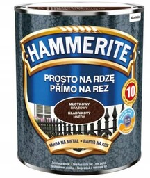 Hammerite farba na rdzę Młotkowy Brązowy 2,5L