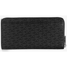 MICHAEL KORS Portfel damski duży poziomy skórzany czarny