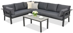 Meble ogrodowe aluminiowe Sydney Corner Garden Point antracyt