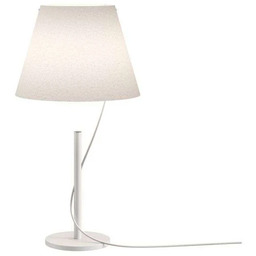Lampa Stołowa Lodes, ściemnialny, biały, salon, metal