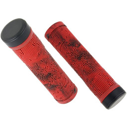 Dartmoor Chwyty kierownicy Maze 137 mm, przykręcane, red