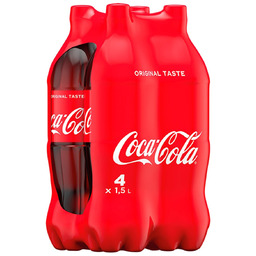 Coca Cola napój gazowany 1,5L x 4 sztuki