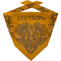 Bandana Paisley by Stetson, żółty, One Size