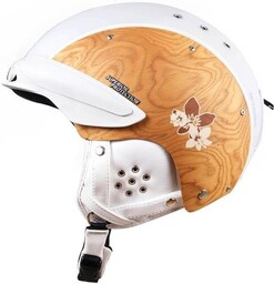 Casco, Kask Sp-3 Edelholz Chalet/Kwiat, biały, Rozmiar 58/62