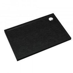 CALDO DPL266L/C/ST Brodzik akrylowy Standard 80x100x4,5 prostokątny czarny