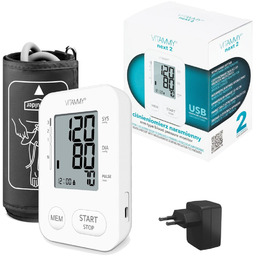 Ciśnieniomierz naramienny VITAMMY Next 2+ z zasilaczem