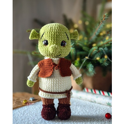 Pakamera Maskotka Shrek, Prezent na Mikołaja, Przytulanka