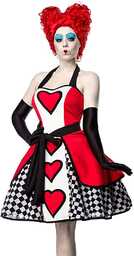 Mask Paradise Atixo Queen of Hearts zestaw kostiumowy