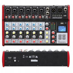 Mikser Novox M8 MkII analogowy BT,MP3,USB,DSP,REC