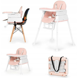 Fotelik krzesełko do karmienia dzieci 3w1 składany Ecotoys