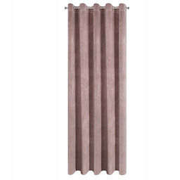 Zasłona Jakość Eurofirany kolor pudrowy Welwet