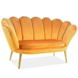 Modna i stylowa sofa w żywym kolorze