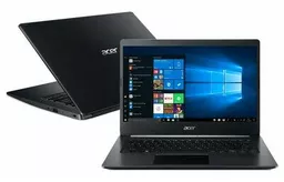 Laptop ACER Aspire 5 czarny front i tył Laptop ACER Aspire 5 czarny front i tył