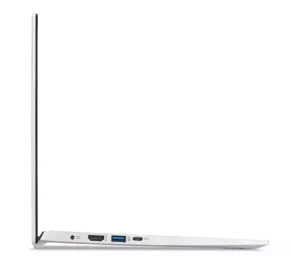acer swift 1 srebrny lewy bok