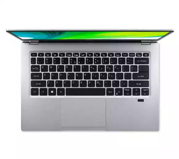 acer swift 1 srebrny z gory