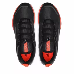 Buty Adidas Agravic Terrex czarno czerwone widok od góry Buty Adidas Agravic Terrex czarno czerwone widok od góry
