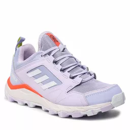 Buty Adidas Agravic Terrex fioletowe lewy bok Buty Adidas Agravic Terrex fioletowe lewy bok
