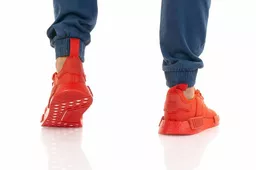 Buty Adidas NMD czerwone prezentacja noszenia
