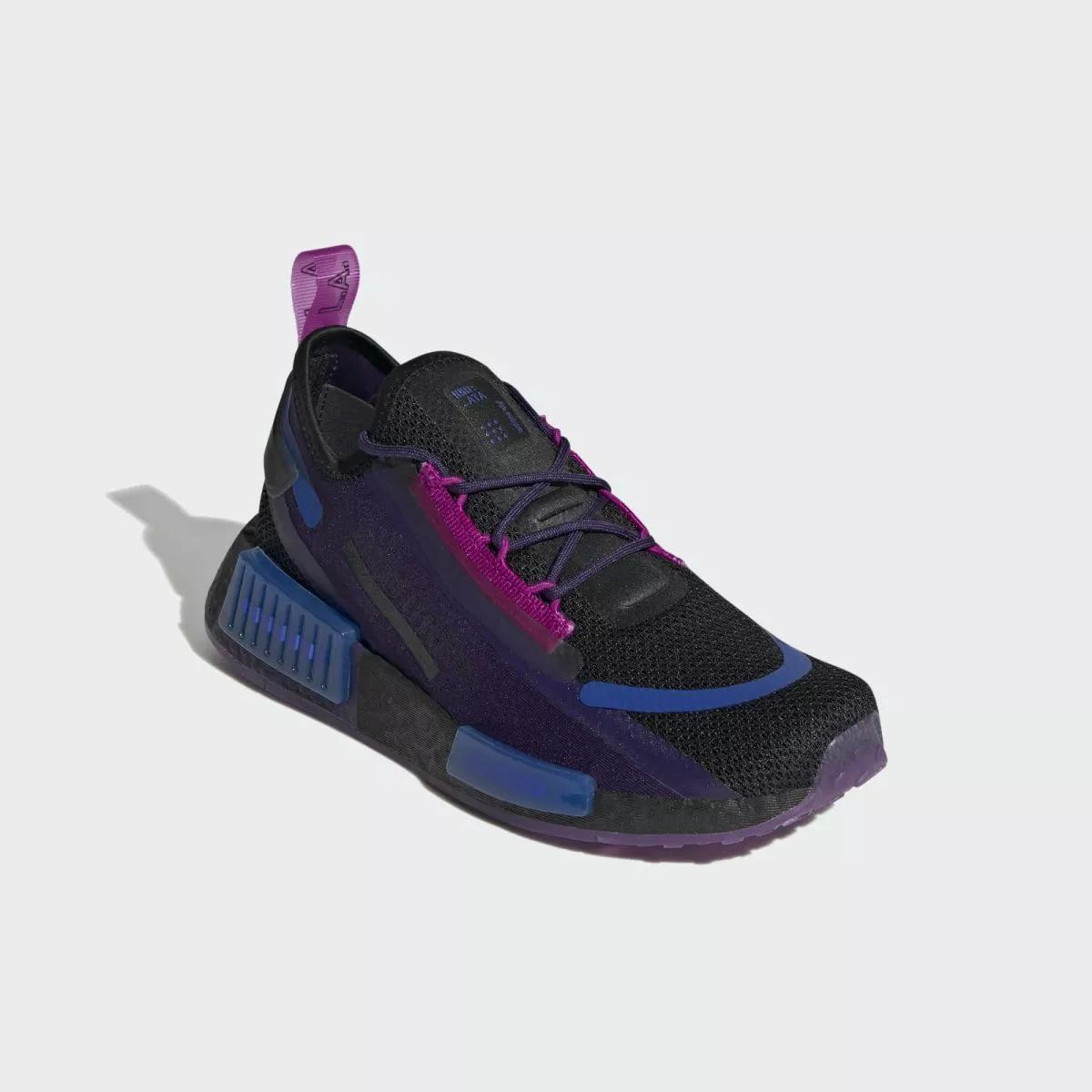 adidasnmd damskie fioletowe lewy bok