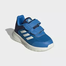 Buty Adidas Tensaur niebieskie lewy bok Buty Adidas Tensaur niebieskie lewy bok