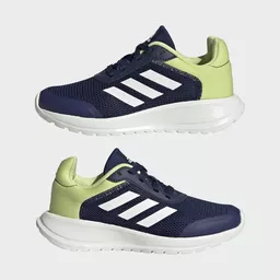 Buty Adidas Tensaur niebiesko zielone boki Buty Adidas Tensaur niebiesko zielone boki