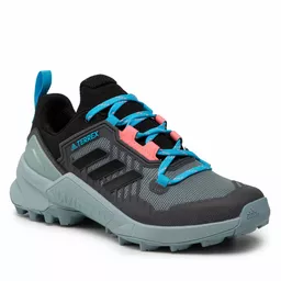 Buty Adidas Terrex Swift szaro niebieskie lewy bok Buty Adidas Terrex Swift szaro niebieskie lewy bok