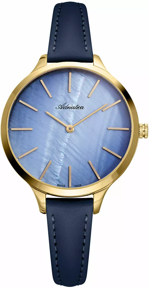 adriatica a3433 141bq niebieski kolor zegarka