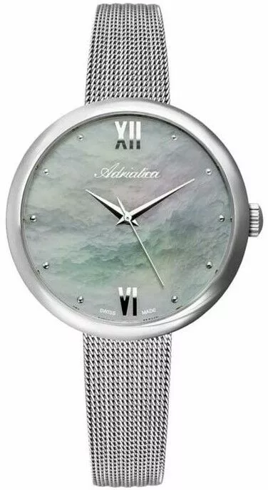 adriatica zegarek a3632 518zq srebrny kolor zegarka
