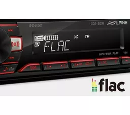 Radio samochodowe Alpine CDE 201R odtwarzanie plików FLAC