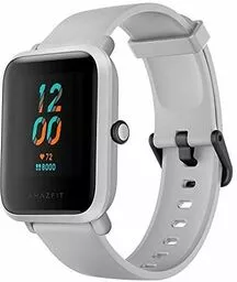 Smartwatch Amazfit Męski zegarek Bip S z białym paskiem wyświetlacz