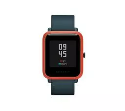 Smartwatch czerwono pomarańczowy Amazfit Bip S ekran