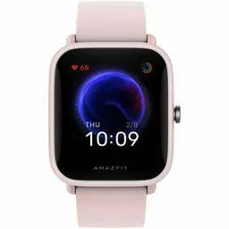 Smartwatch Amazfit Bip U Pro Różowy pasek ekran