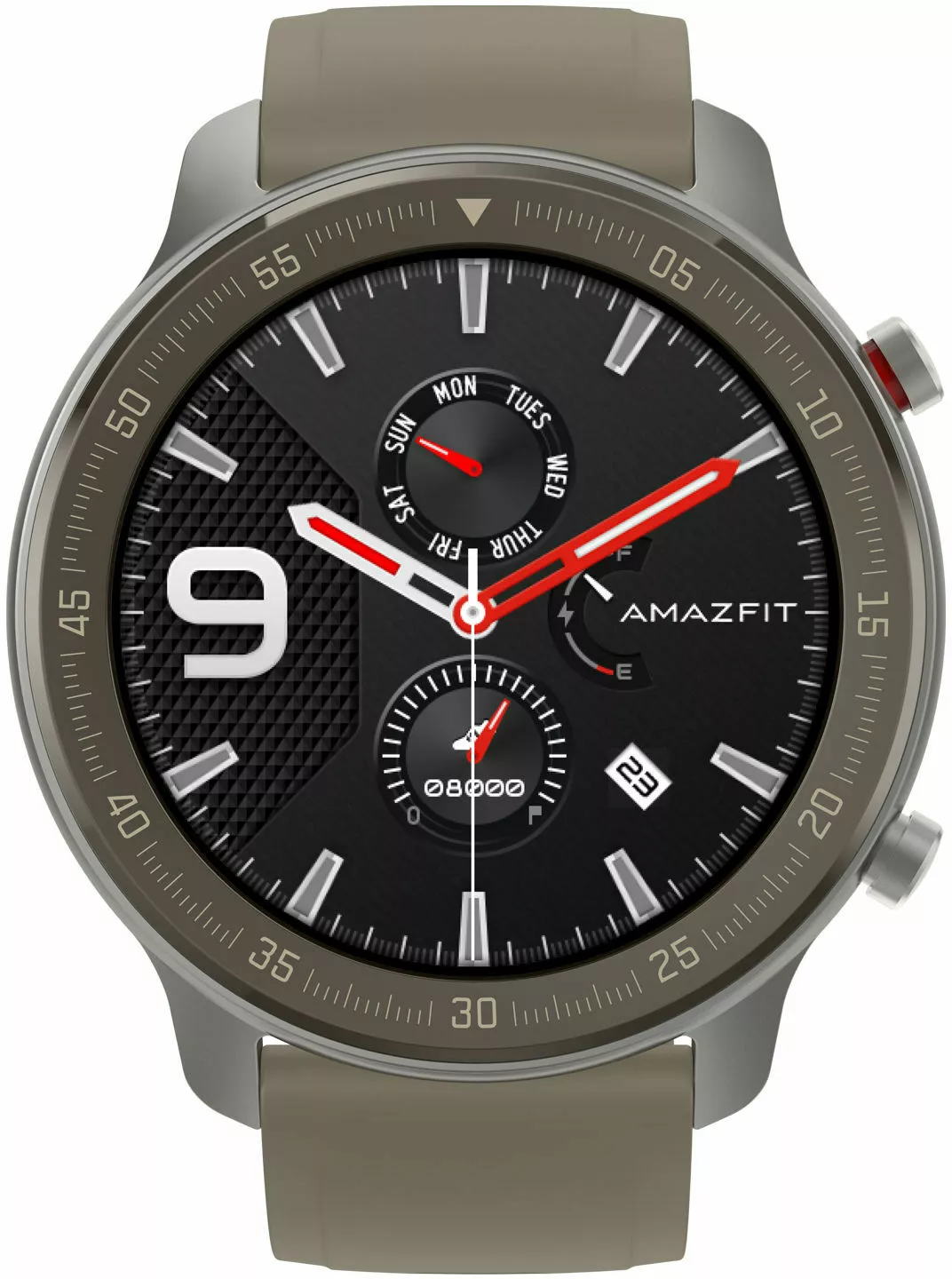smartwatch amazfit gtr 47mm amoled tytan gps wyswietlacz