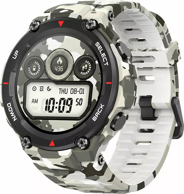 smartwatch amazfit t rex zielony moro skos