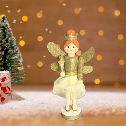 Zimowa figurka aniołka to idealna ozdoba do dziecięcego pokoju 