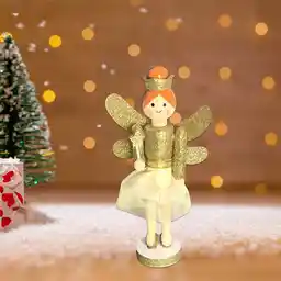 Zimowa figurka aniołka to idealna ozdoba do dziecięcego pokoju Zimowa figurka aniołka to idealna ozdoba do dziecięcego pokoju