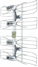 Antena TV zewnętrzna siatkowa DVB T VHF UHF wzmacniacz 35 dB DV4 A35 DPM Antena TV zewnętrzna siatkowa DVB T VHF UHF wzmacniacz 35 dB DV4 A35 DPM