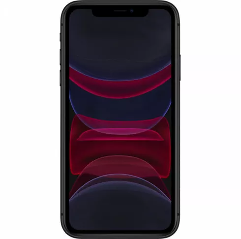apple iphone 11 czarny z przodu