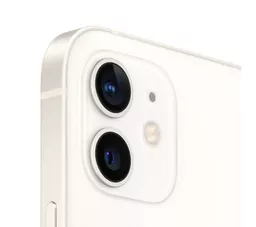 Apple iPhone 12 mini biały zbliżenie na aparat