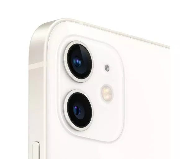 apple iphone 12 mini bialy zblizenie na aparat