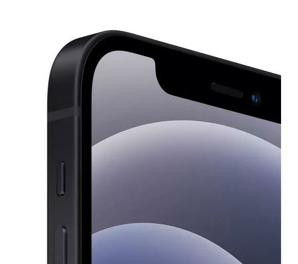 apple iphone 12 czarny przod lewy