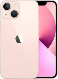 Apple iPhone 13 mini różowy front i tył